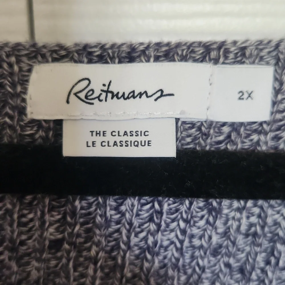 ✨ Reitmans “The Classic” V-Neck Knit Sweater -Size 2x ✨ - Picture 10 of 10